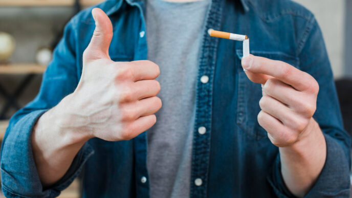 - defeat nicotine addiction