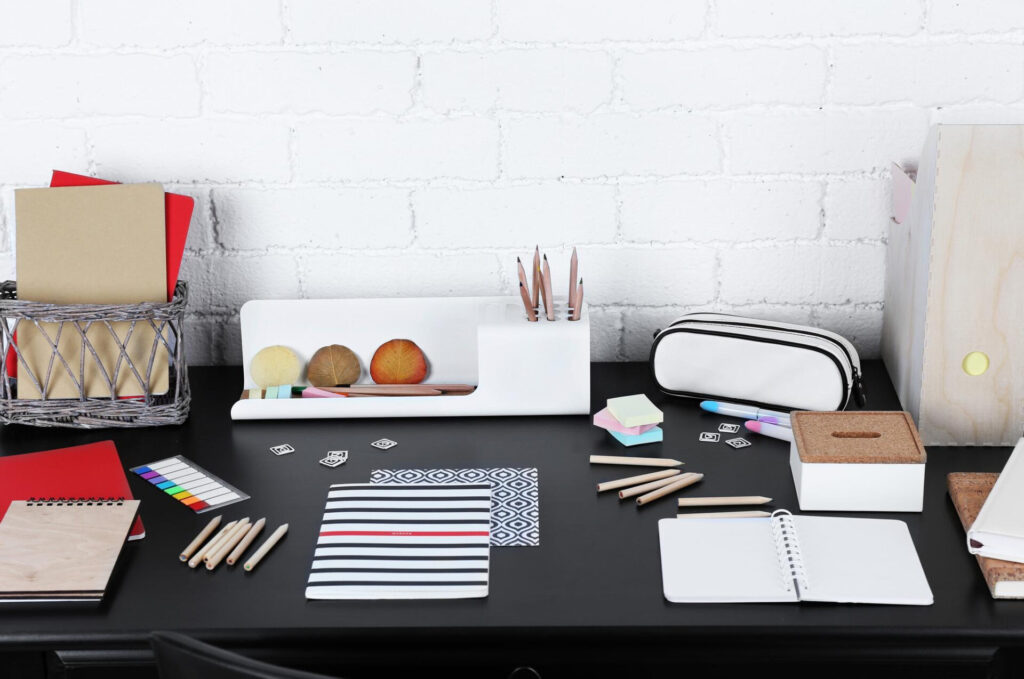 - declutter your workspace for better productivity