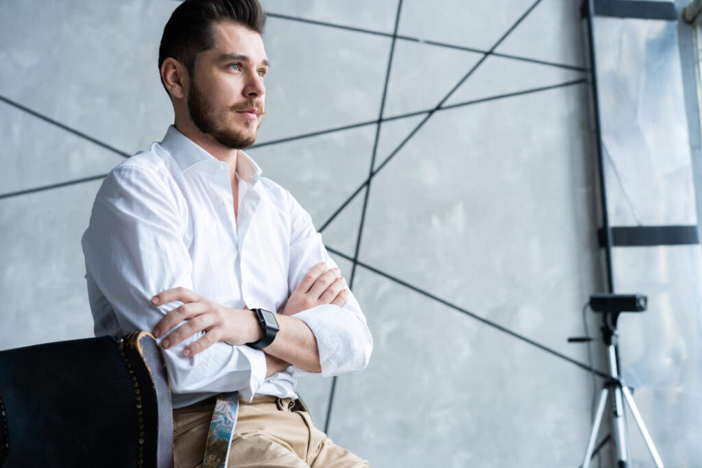 man leader - executive presence leadership skills